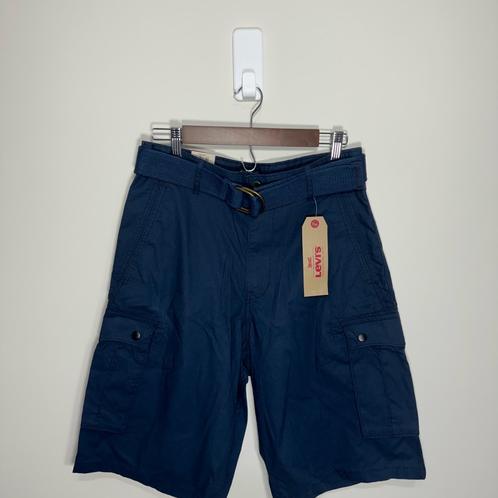 Levi's Navy Cargo Shorts